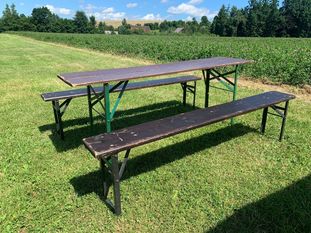 Pivní set - Stůl a dvě lavičky